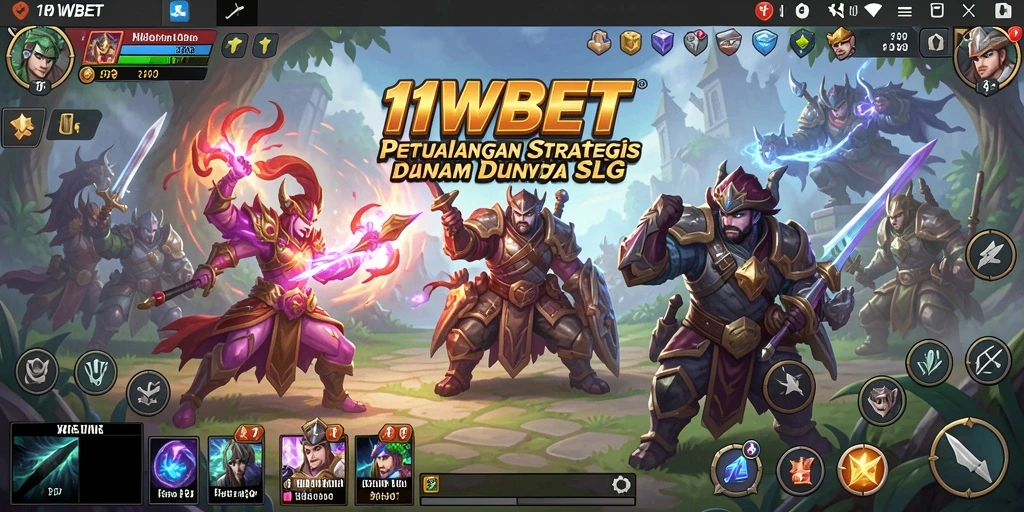 Tampilan gameplay menarik di dunia SLG 11WBET.