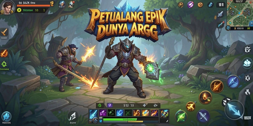 Screenshot gameplay ARPG menampilkan aksi seru dalam pertempuran.