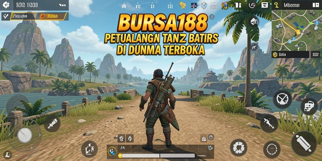 Tangkapan layar BURSA188 menampilkan aksi seru di dunia terbuka yang luas.
