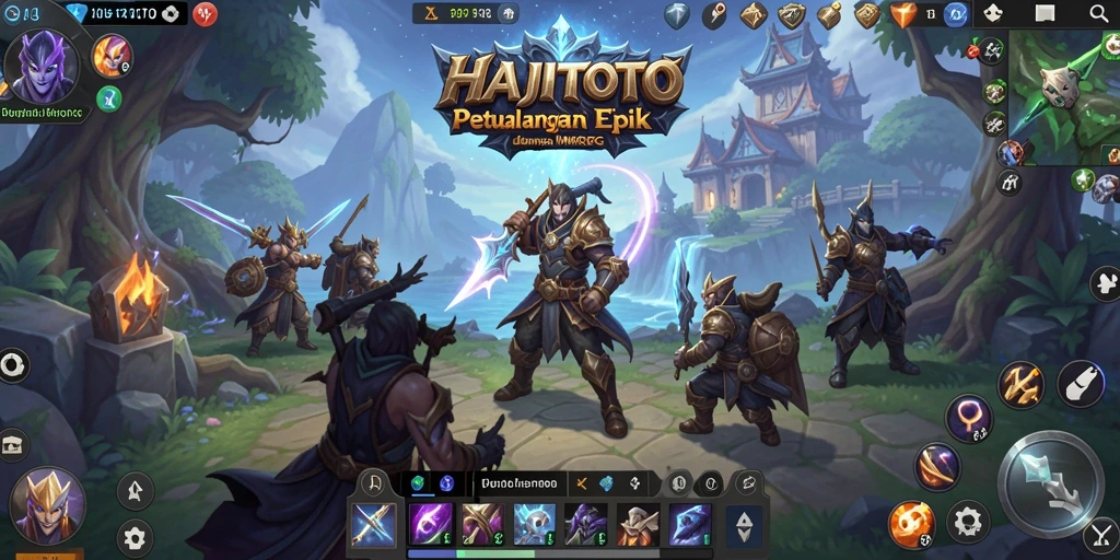 Tampilan gameplay petualangan seru dalam HAJITOTO dengan aksi epik.