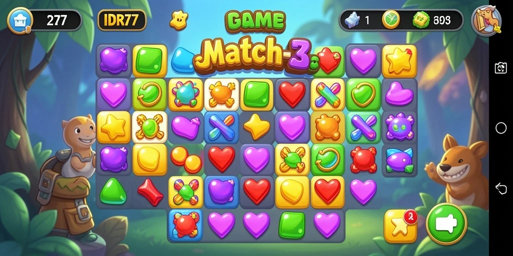 Gameplay menantang di IDR77 dengan elemen warna-warni.