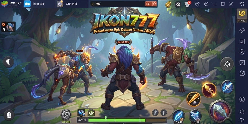 Tampilan luar biasa dari gameplay ARPG di IKON777.