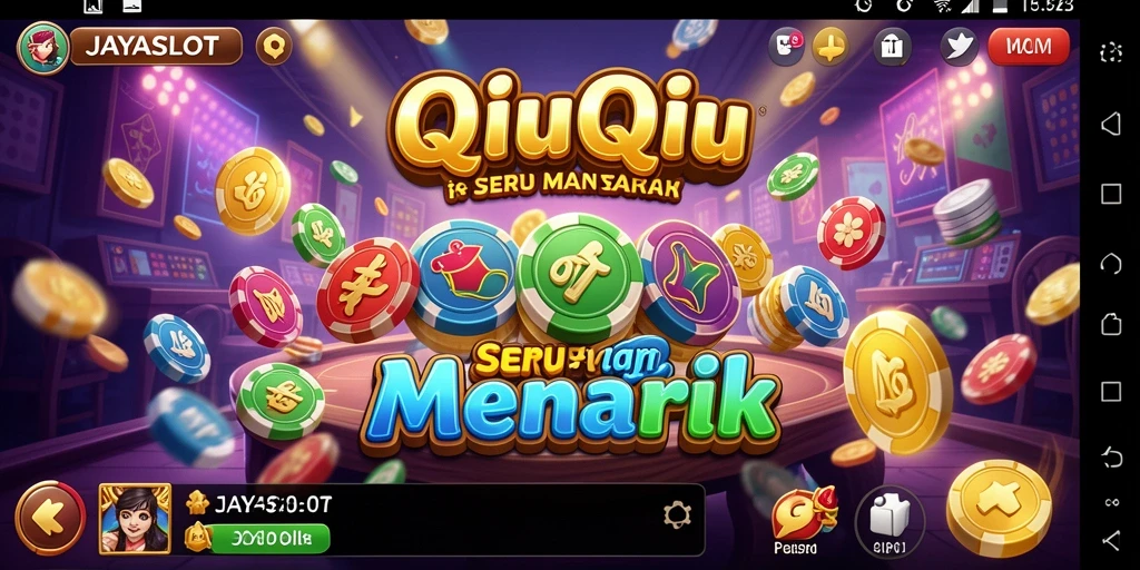 Gameplay seru QiuQiu di JAYASLOT dengan pemain yang berkompetisi.