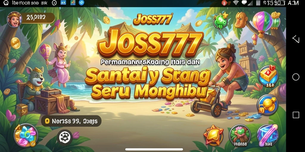 Tampilan gameplay JOSS777 yang seru dan menarik.