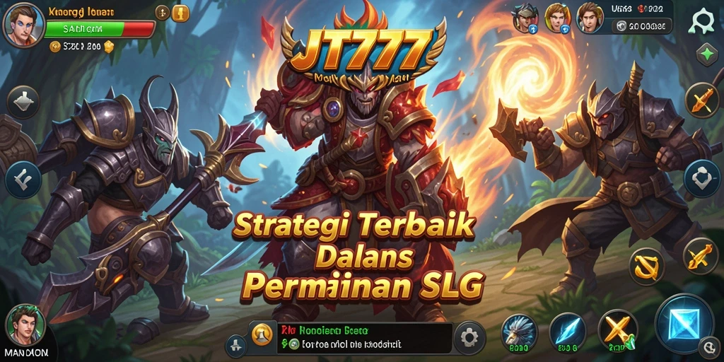 Tampilan permainan <strong>JT777</strong> yang imersif dan strategi mendebarkan.