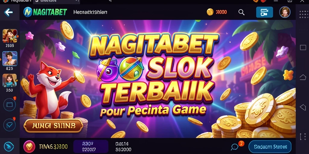 Screenshot gameplay NAGITABET yang menunjukkan mesin Slot yang menarik dan penuh warna.