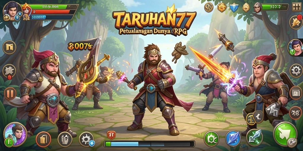 Gameplay seru TARUHAN77 di dunia RPG yang fantastis.