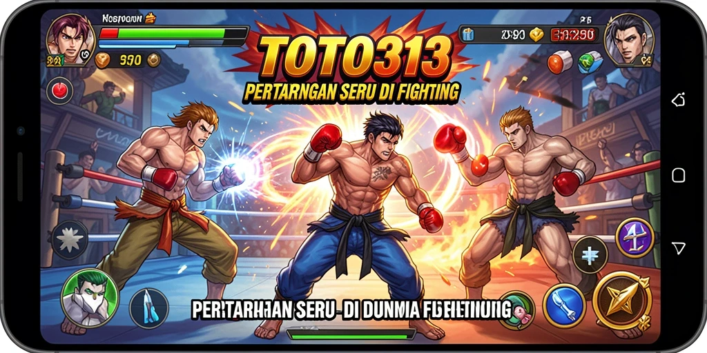 Screenshot utama TOTO313 menampilkan aksi pertarungan yang mendebarkan.