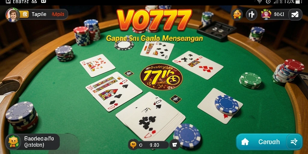 Screenshot permainan Gaple yang menarik dan interaktif.