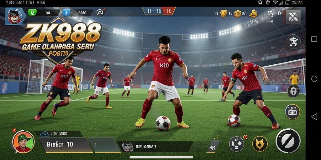 Screenshot gameplay ZK988 yang menarik dalam suasana kompetitif.